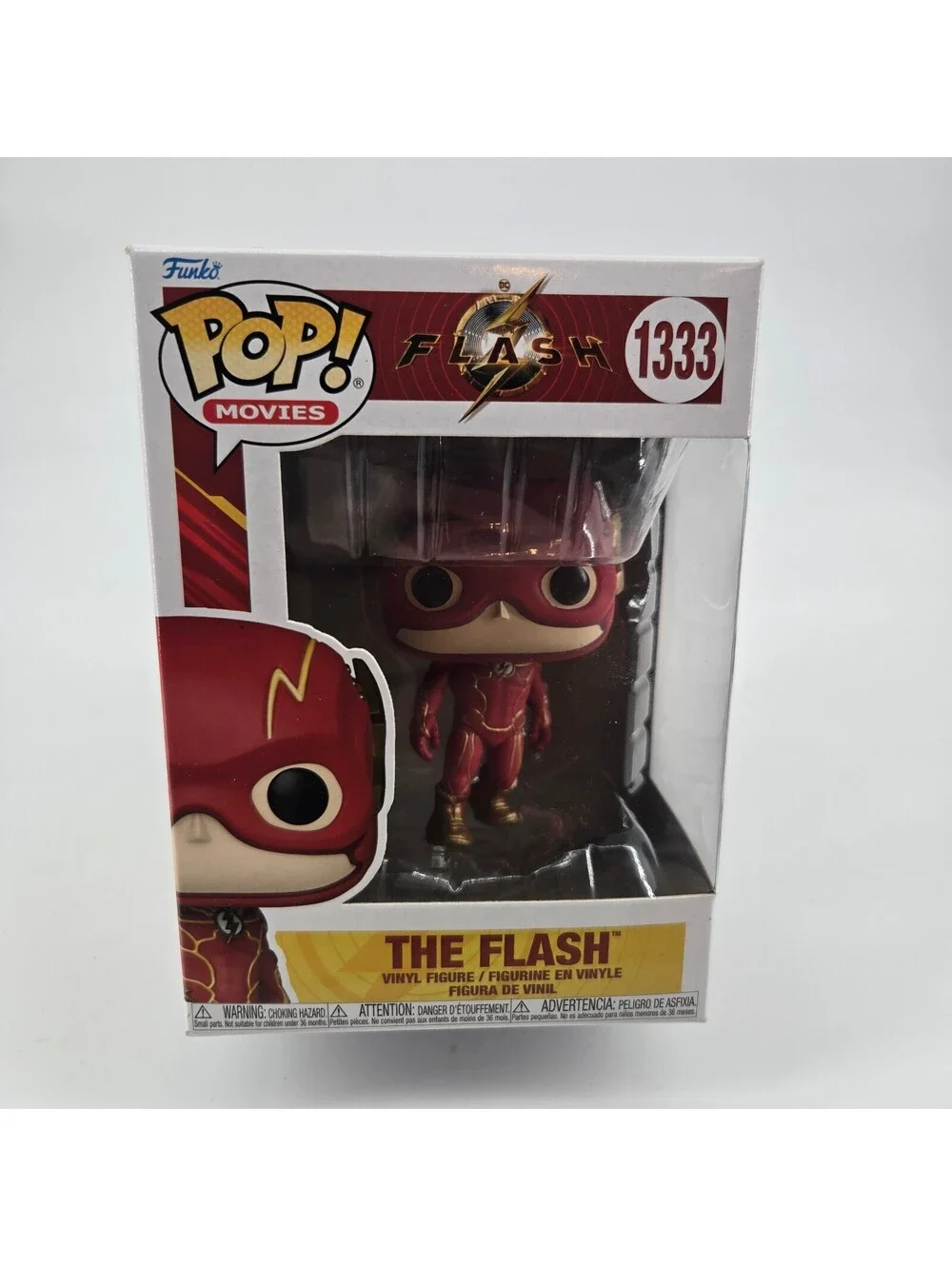 Funko Pop Movies The Flash #1333 DC 2023 Vinyl Figure Barry Allen